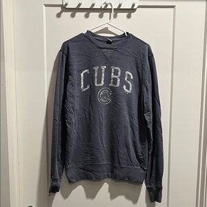 Vintage Chicago Cubs Navy Oversizex Sweatshirt, Size S